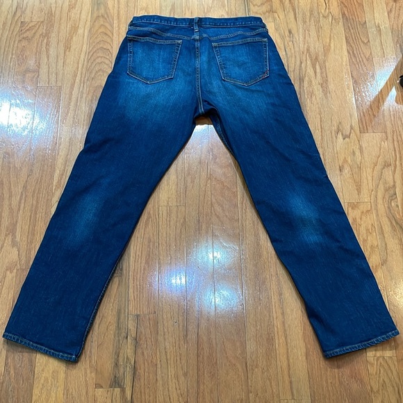 Banana Republic Men’s Jeans Tag Size 36 x 34 Five Pocket Blue Jean faded whisker - Picture 3 of 13